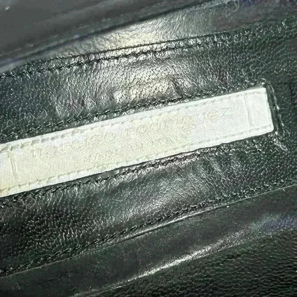 Narciso Rodriquez Black Pointed Toe Heels - Picture 8 of 11